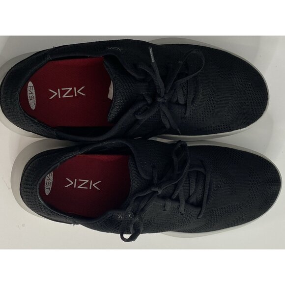 Kizik Madrid Black Knit Slip On Hands-Free Casual Comfort Sneakers Mens 12 Wide - Picture 7 of 16